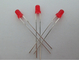3mm Round Indicator LED With Flange Type Super red light emitting diode